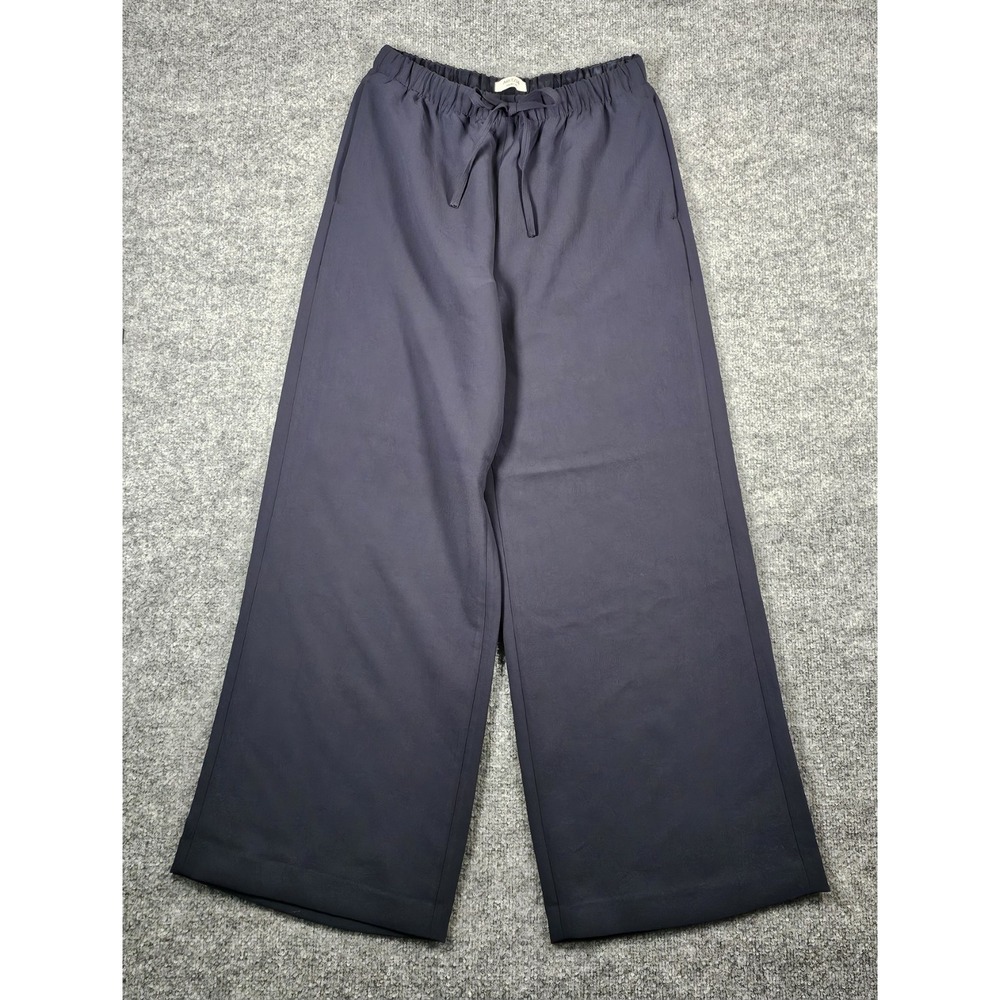 ARITZIA The Lodge Pull On Pants Women's Size Medium Crepette Dark Night Navy